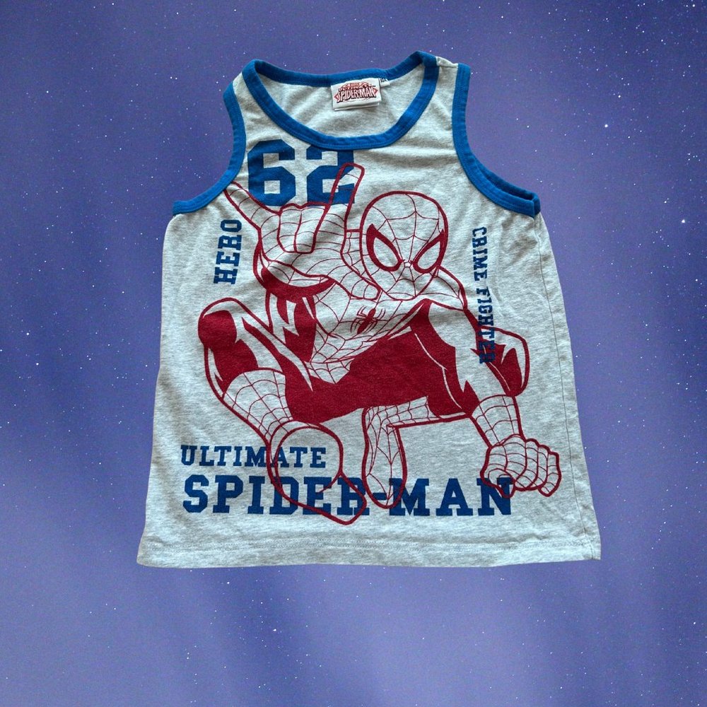 Marvel Ultimate Spiderman Boys Tank, Size 5-6